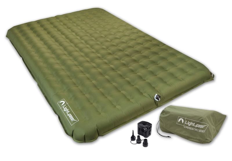 Best Camping Air Mattress — Lightspeed Outdoors 2 Person PVC-Free Air Bed Mattress