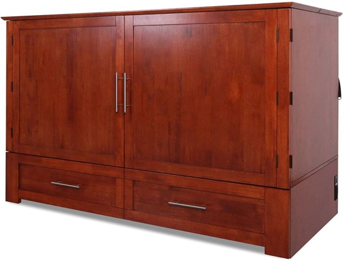 Emurphybed Daily Delight Murphy Cabinet Chest Bed