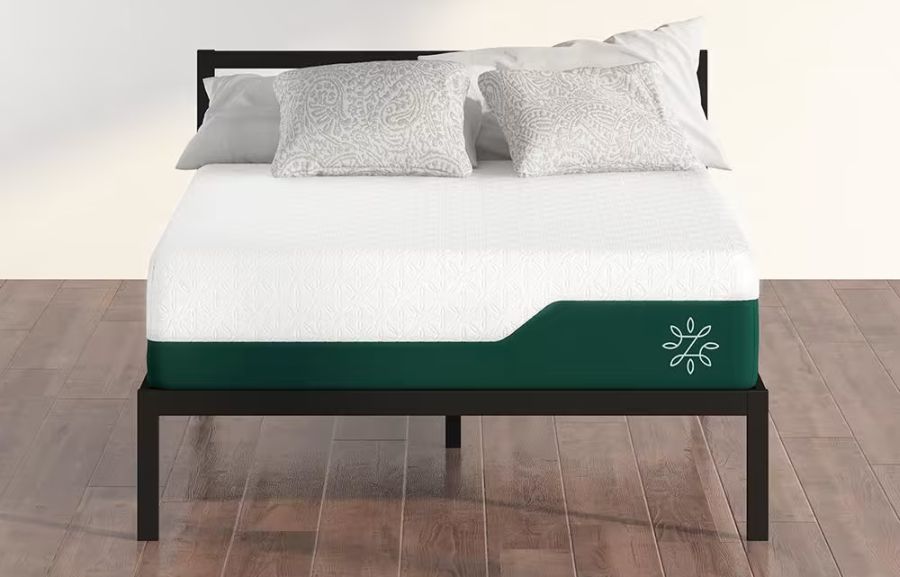 zinus mattress cooling gel memory queen